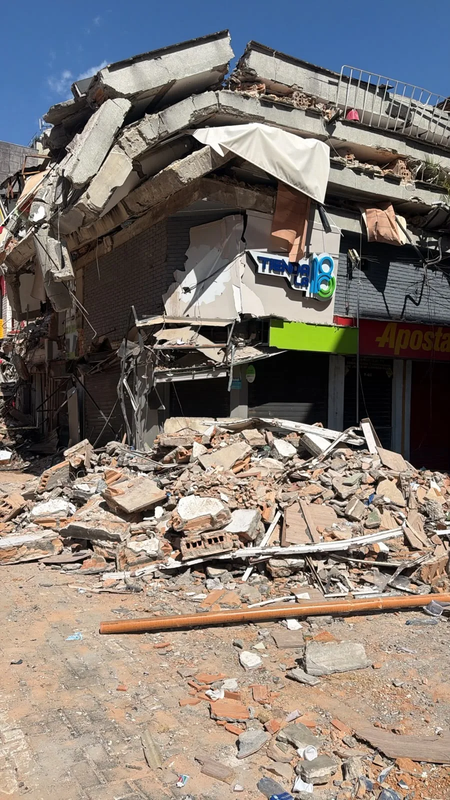 Joyería después del terremoto